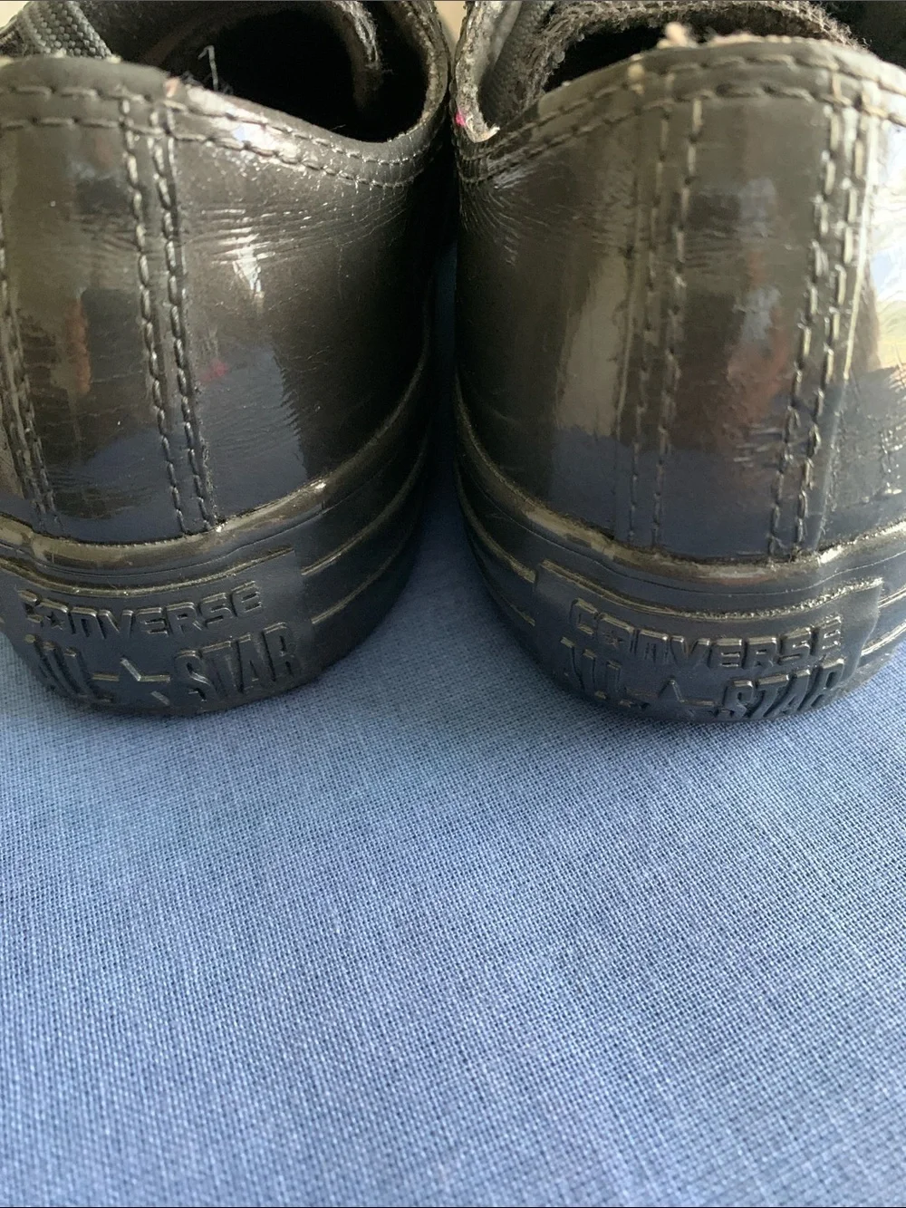 Converse Women's Low Top Athletic Sneakers- Gun Metal Gray